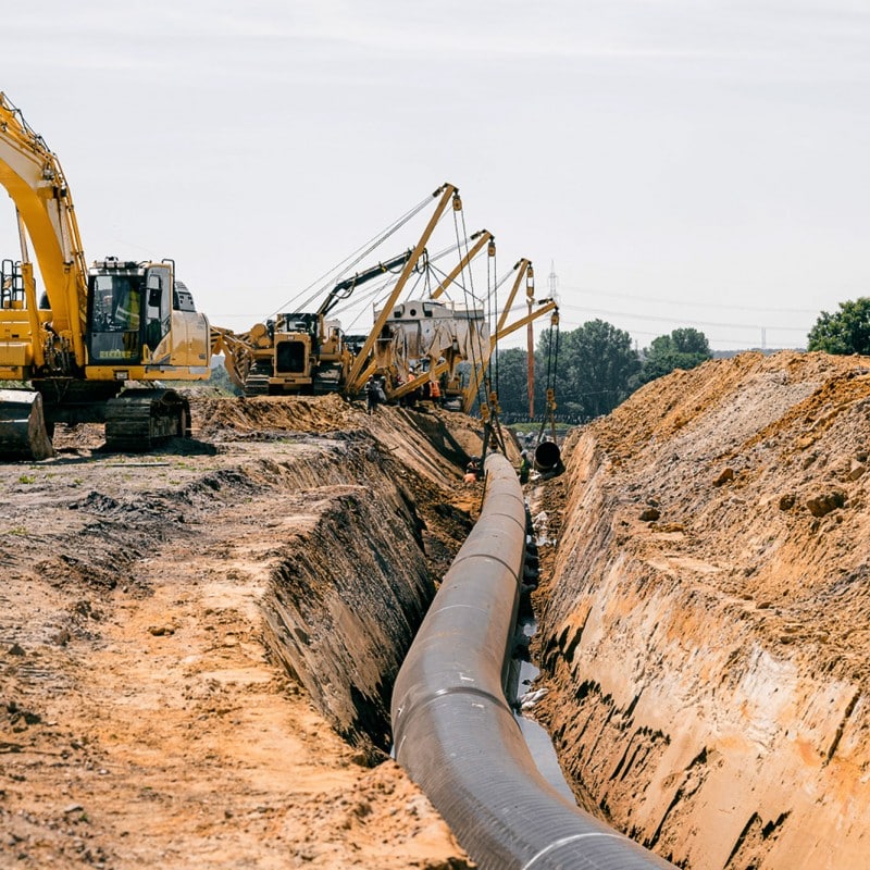 ZEELINK Pipeline-Arbeiten